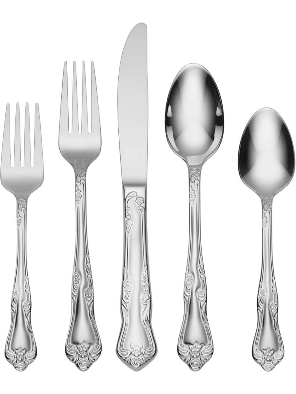 Elegant 20-Piece Silverware Set for 4 | Durable 18/0 Stainless Steel Flatware